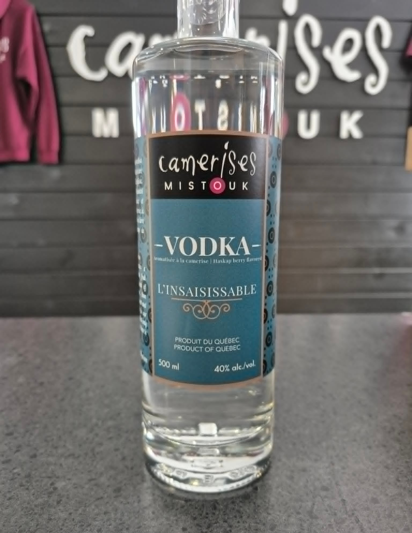 L'insaisissable - Vodka aromatisée à la camerise